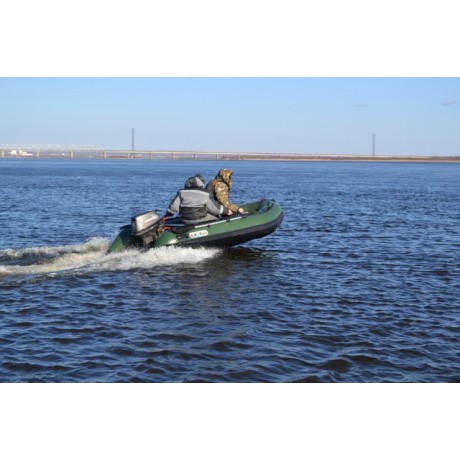 Лодка Sun Marine SA-420 IB, цвет темно зеленый