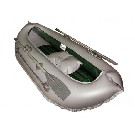 Лодка Скиф 1LUX цвет серый/оливковый