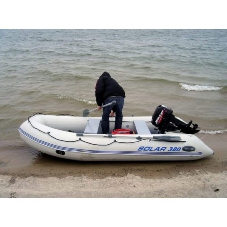 Лодка Solar-380 К, светло-серый