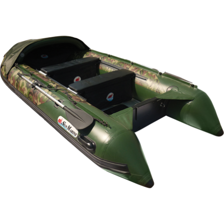 Лодка Sun Marine SDP 420, цвет зеленый камуфляж