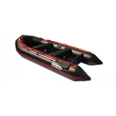 Лодка Sun Marine SDP 420, цвет красно черный